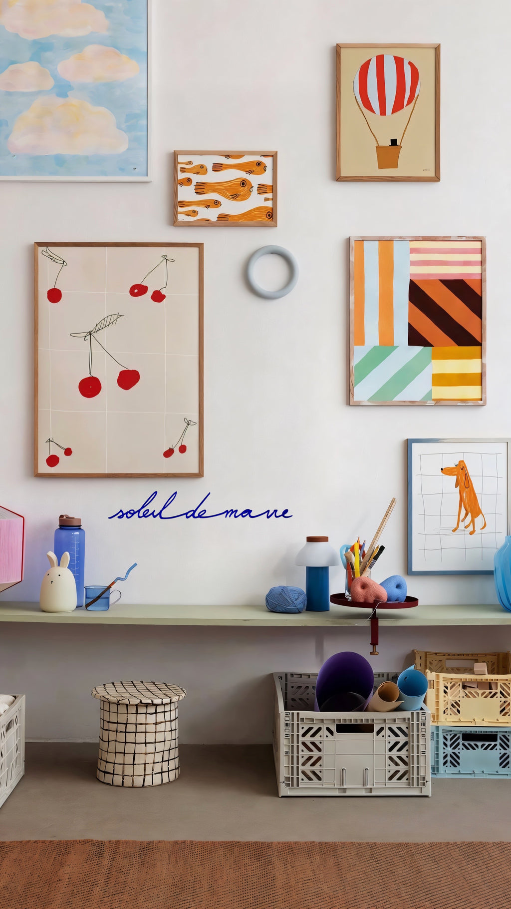 Soleil de ma vie - Bleu roi