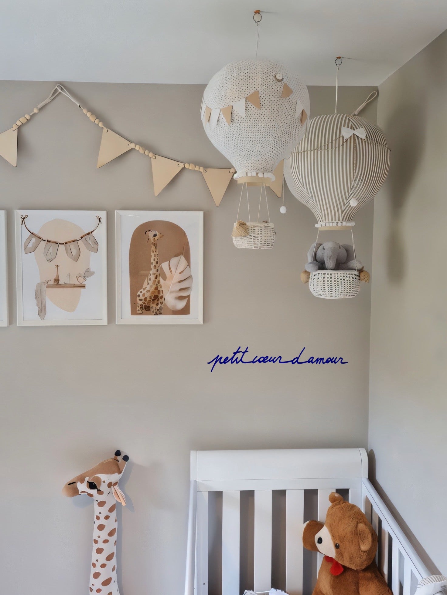 Petit coeur d'amour - Bleu roi