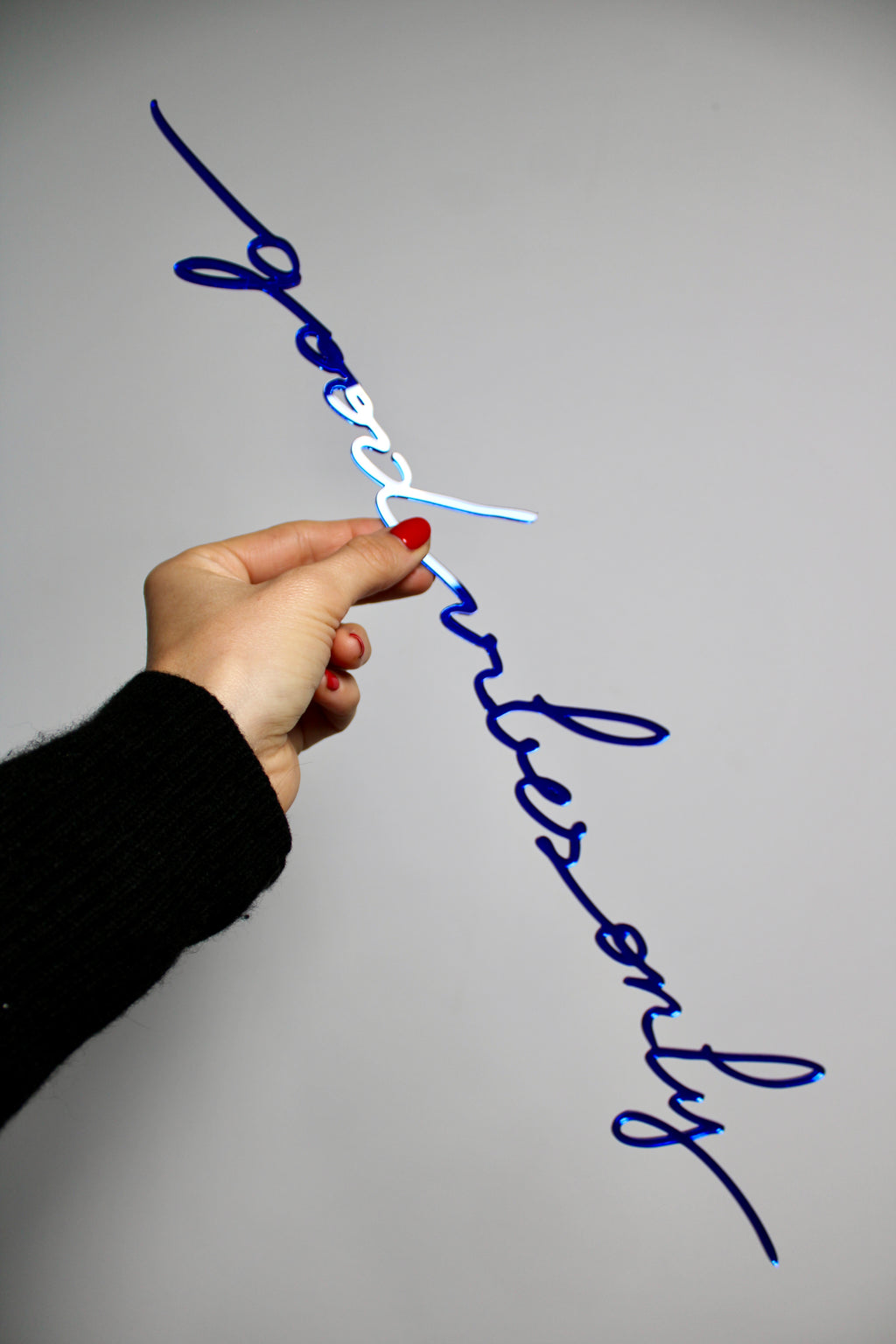 Good vibes only (miroir bleu)