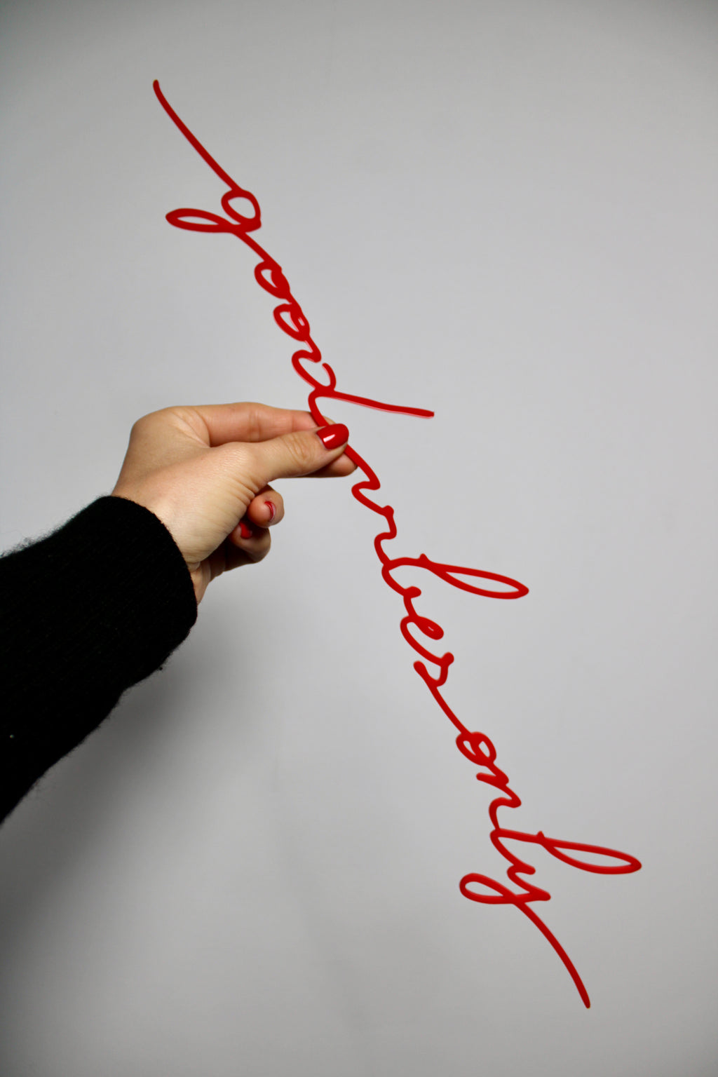 Good vibes only (rouge)