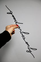 Good vibes only (noir)