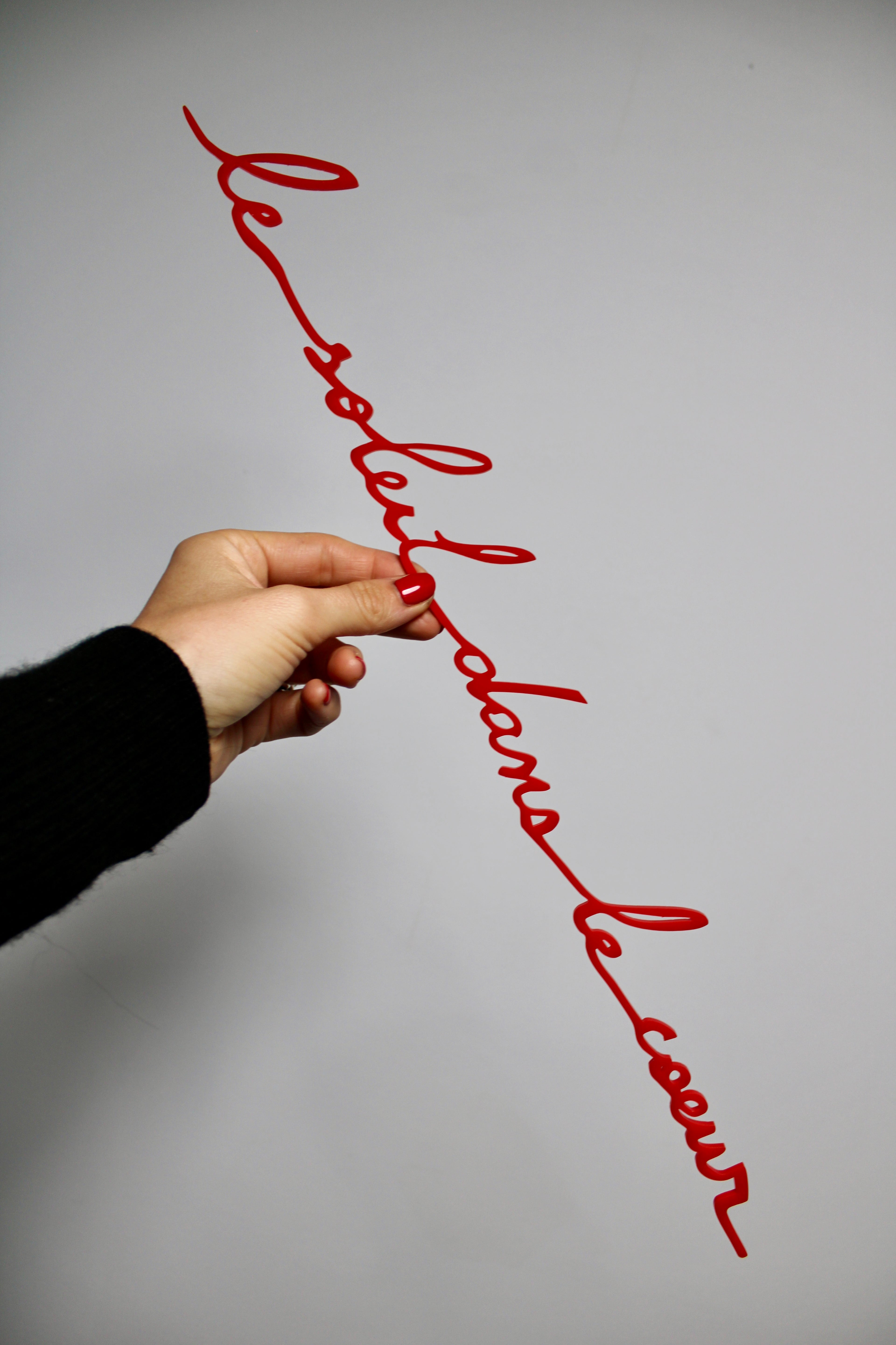 Le soleil dans le coeur (rouge)