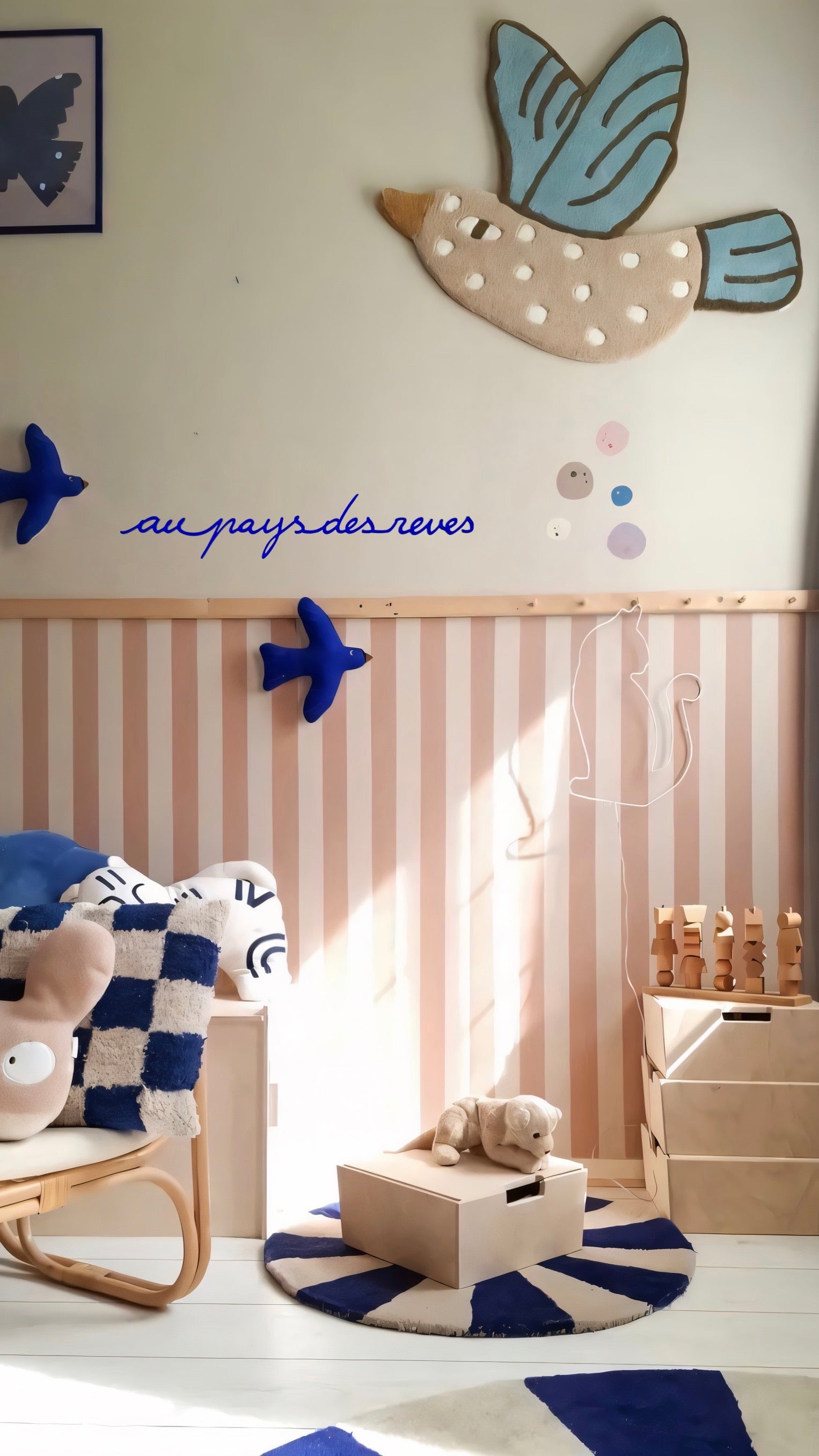 Au pays des reves - Bleu roi