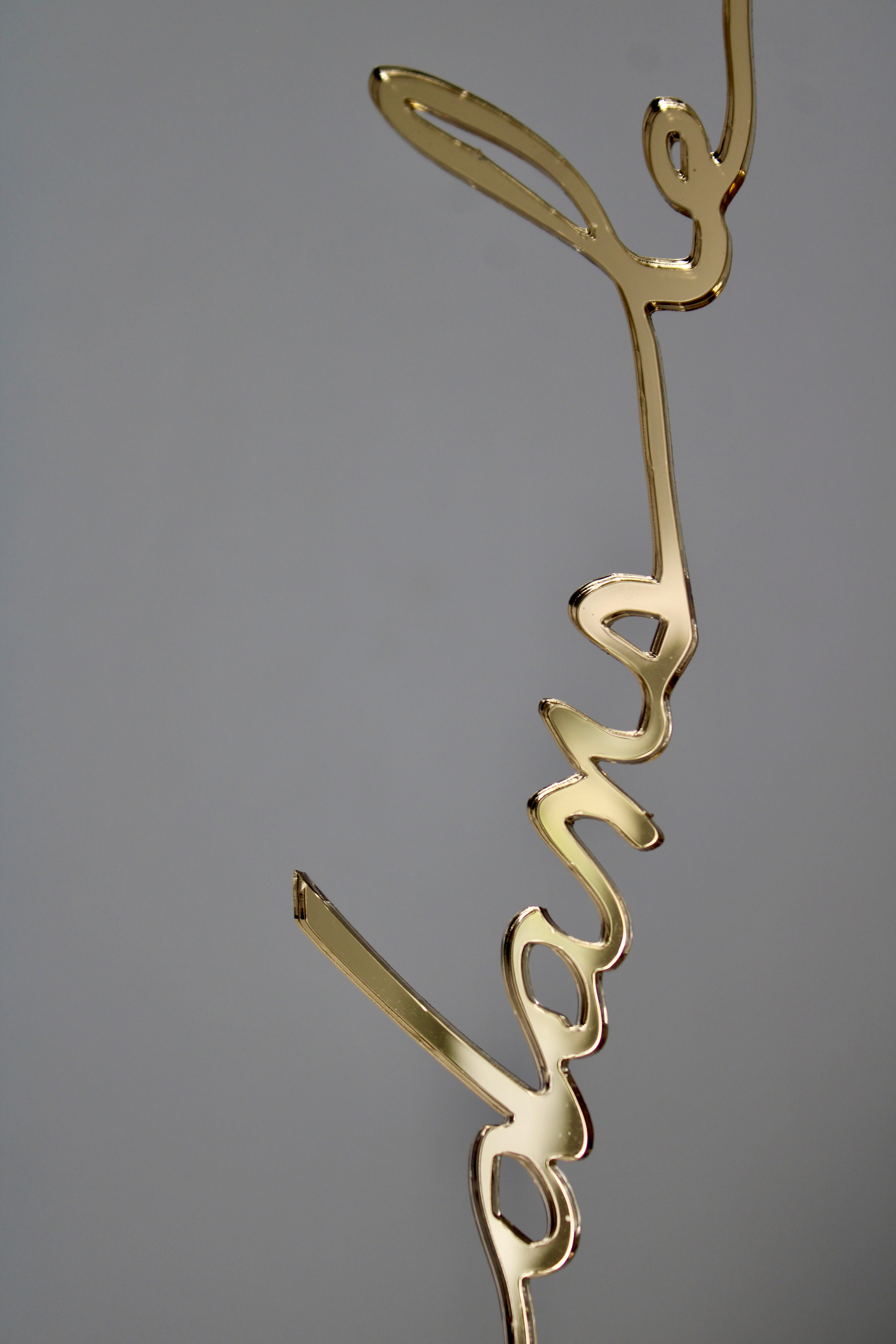 Le soleil dans le coeur (miroir or)