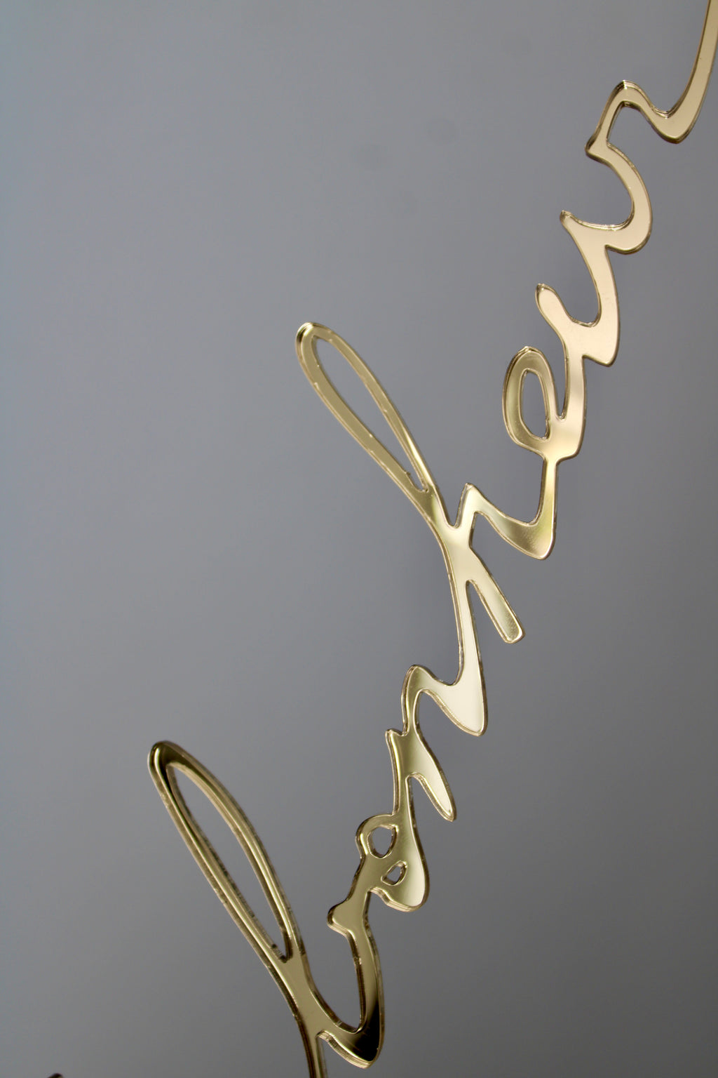 Maison du bonheur (miroir or)