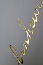 Maison du bonheur (miroir or)