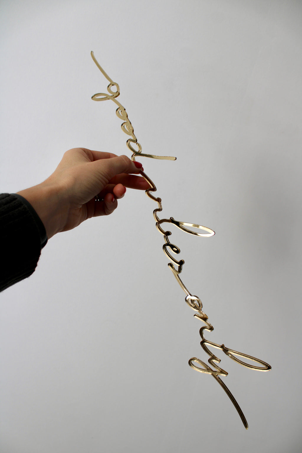 Good vibes only (miroir or)