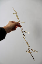 Good vibes only (miroir or)