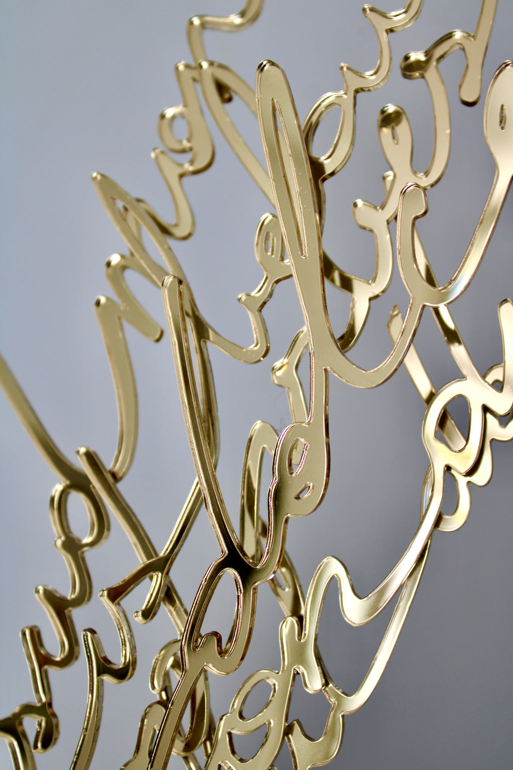 Petit coeur d'amour - Miroir doré