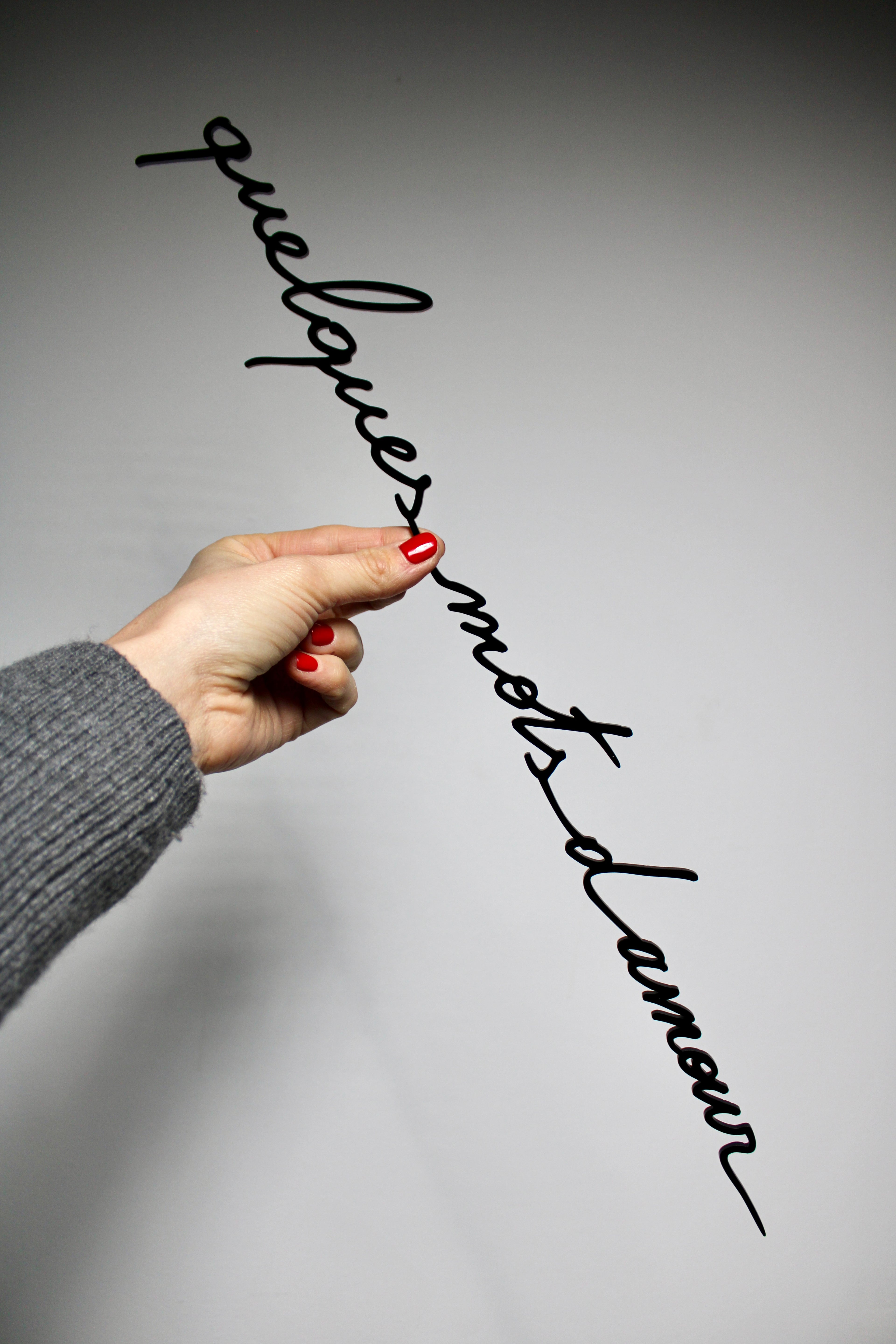 Quelques mots d'amour (noir)