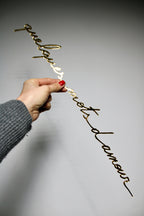 Quelques mots d'amour (miroir or)