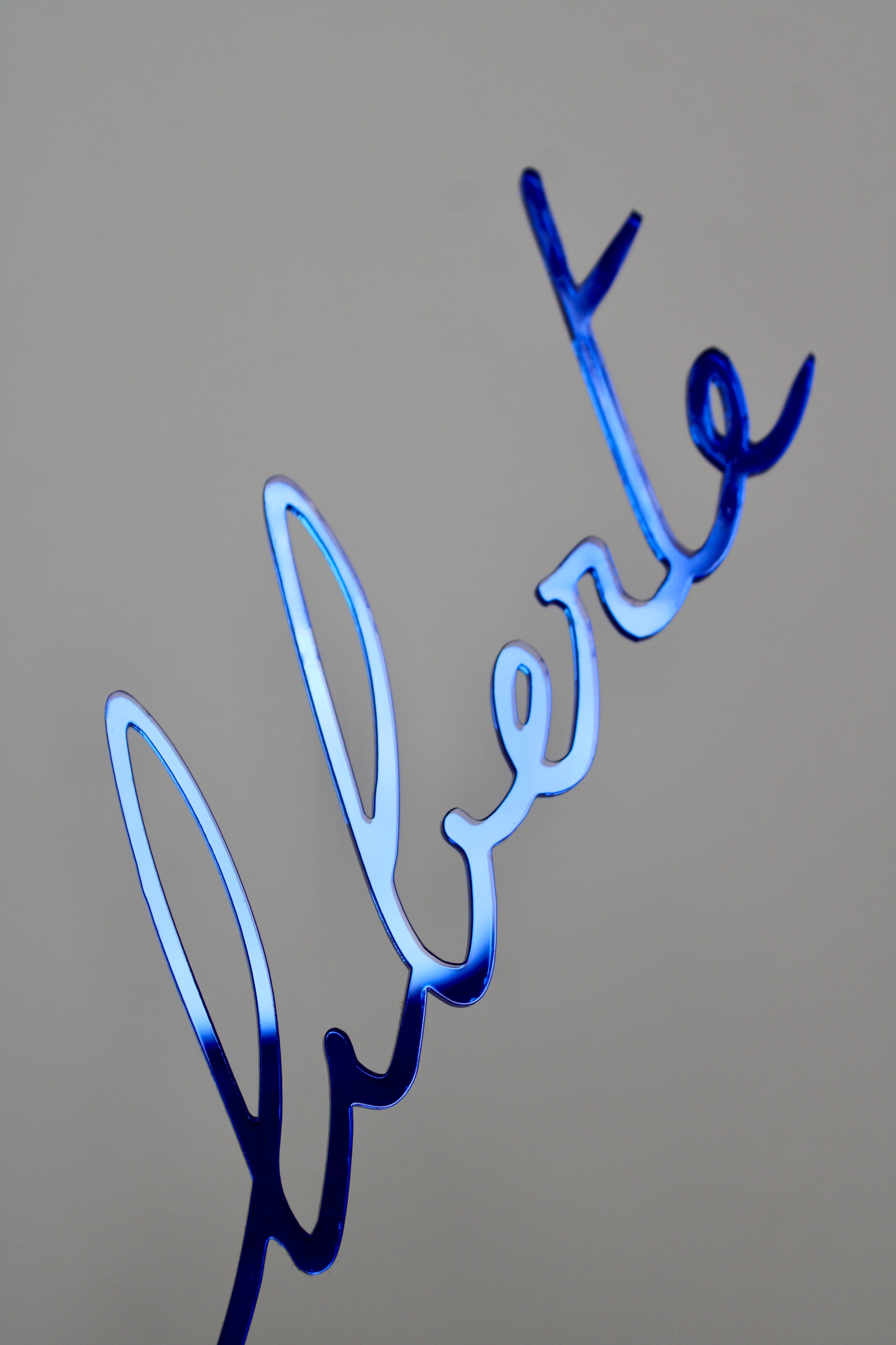 Soleil et liberté (miroir bleu)