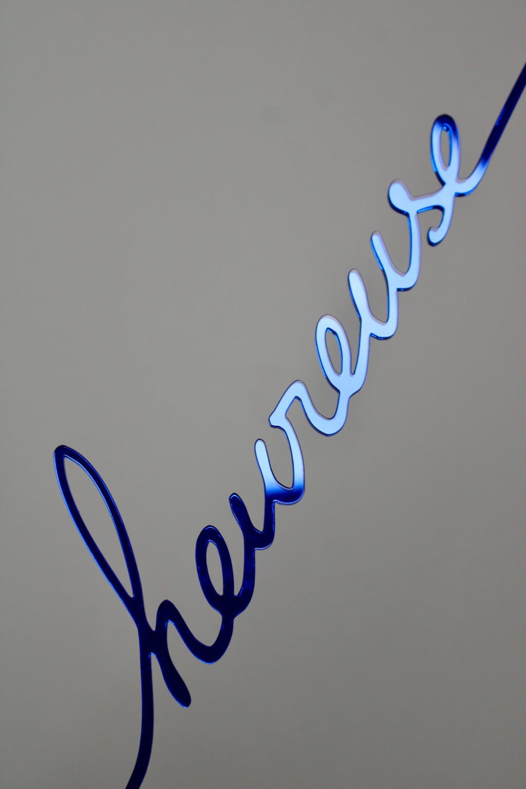 Famille heureuse (miroir bleu)