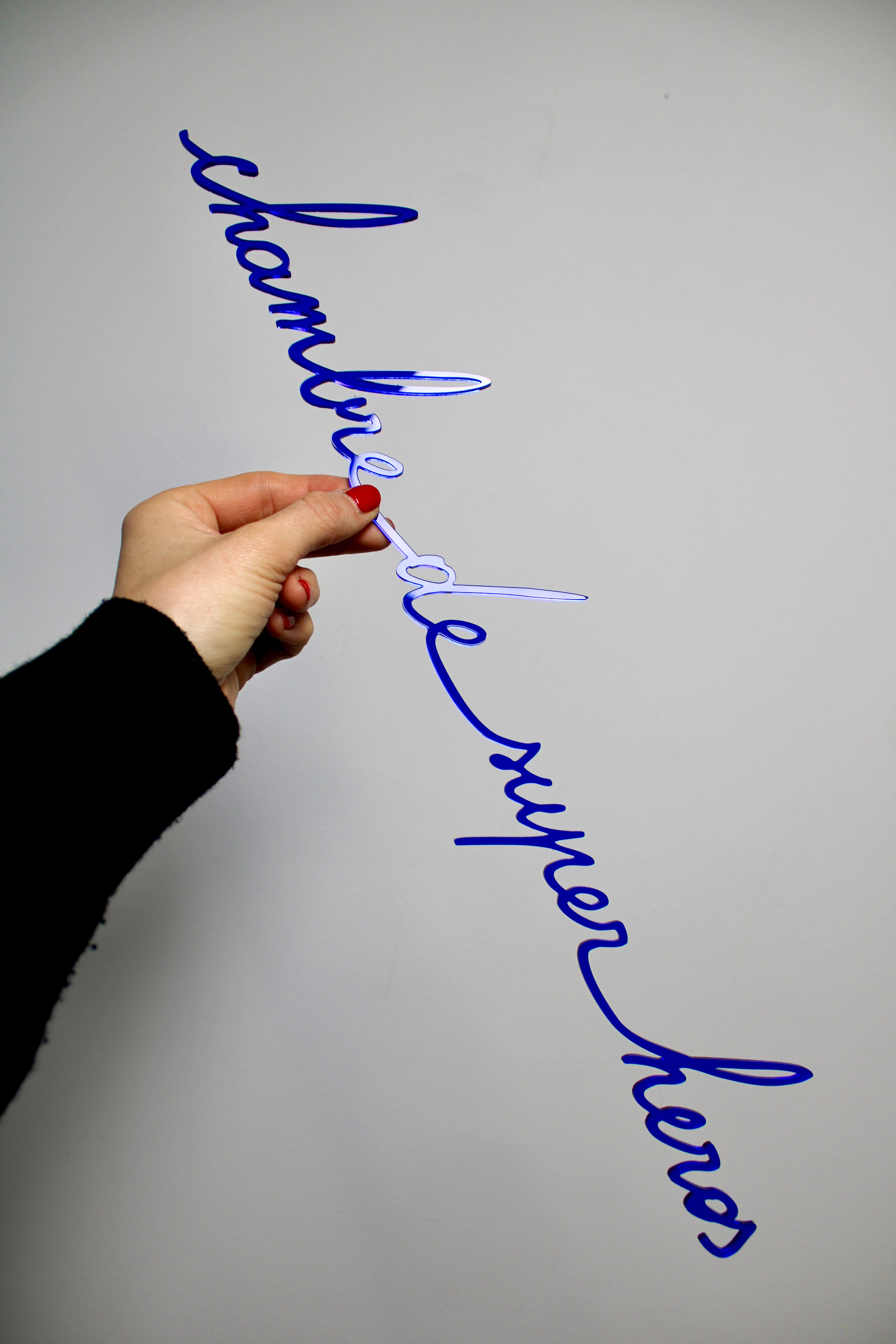 Chambre de super héros - Bleu roi