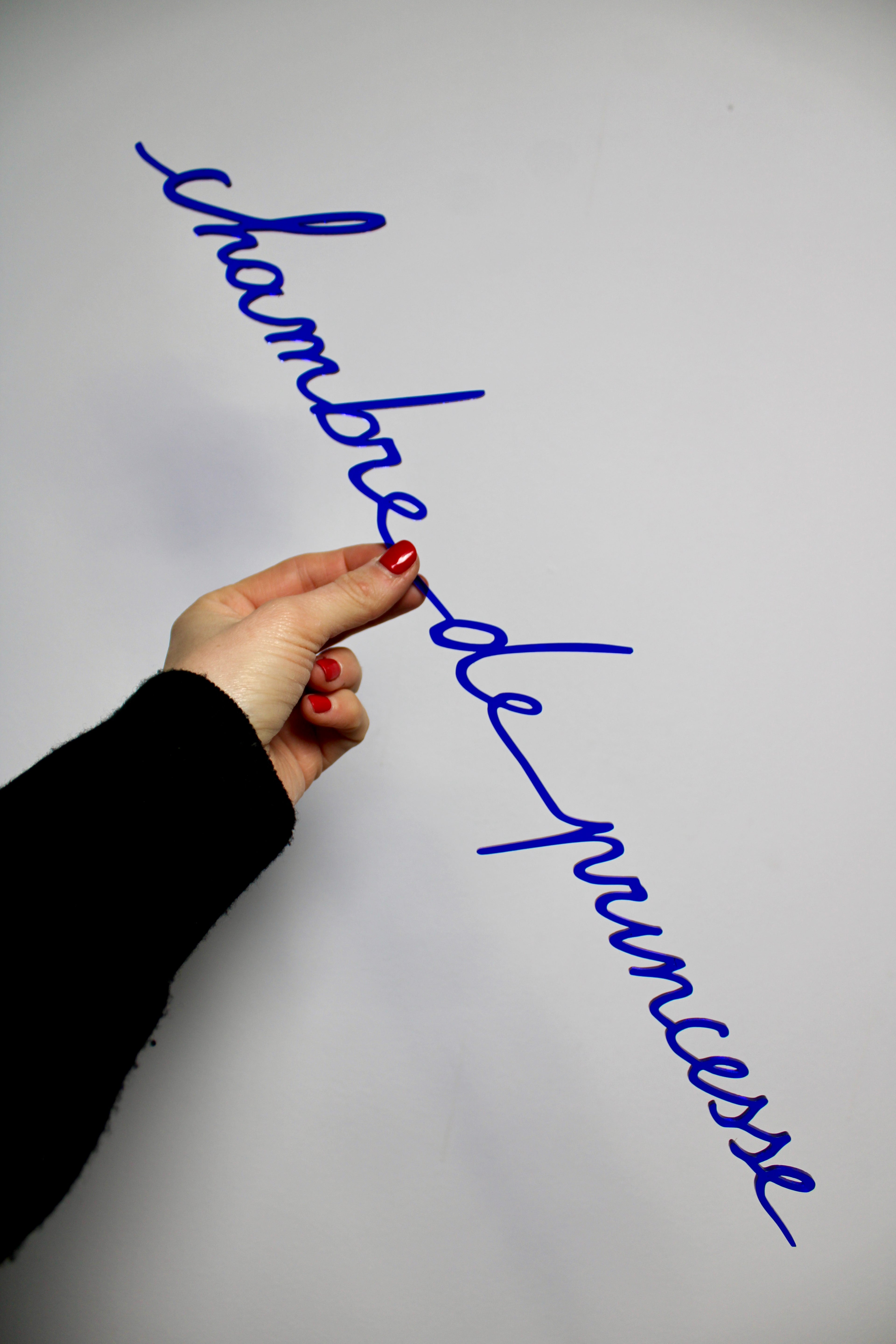 Chambre de princesse - Bleu roi