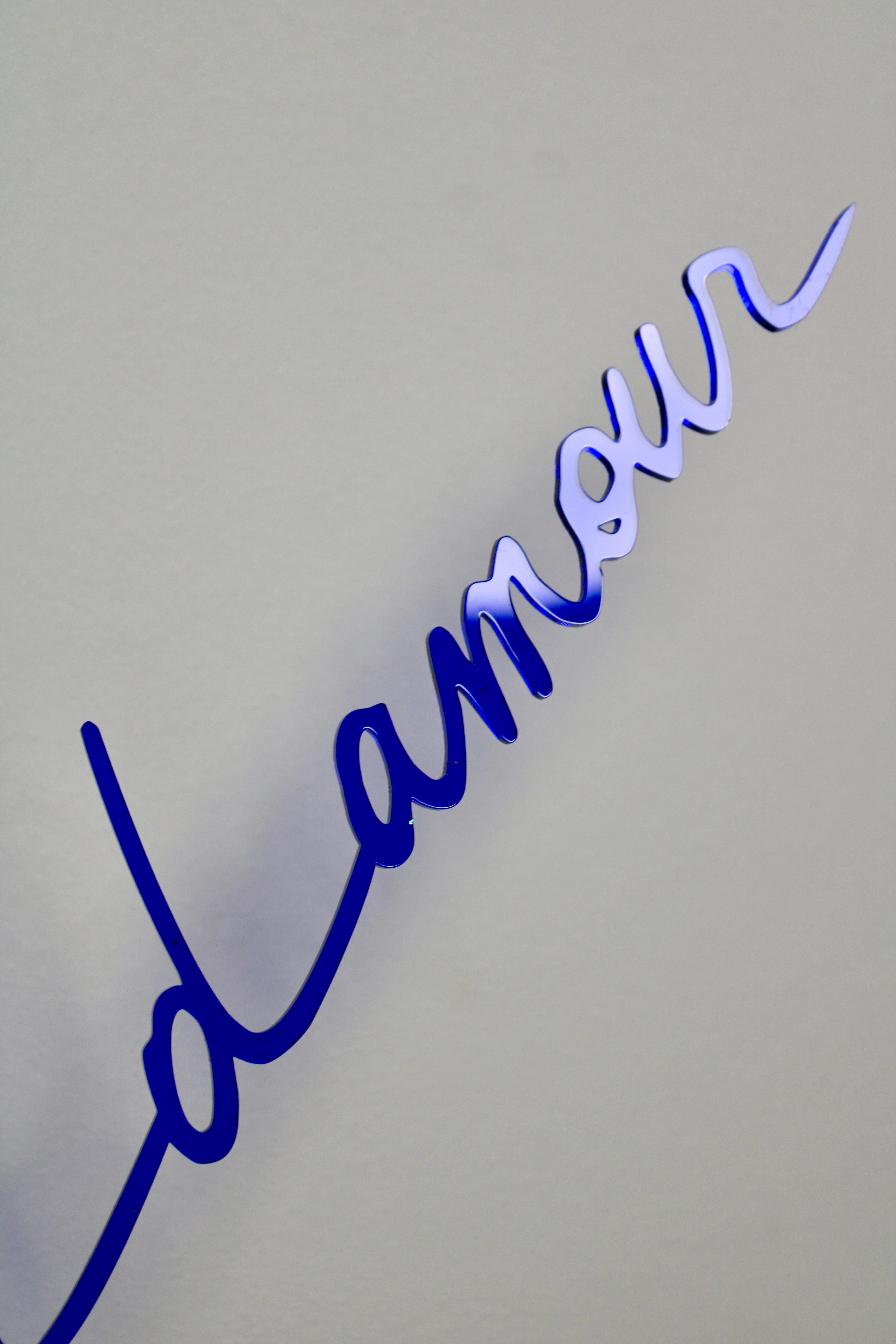 Petit coeur d'amour - Bleu roi