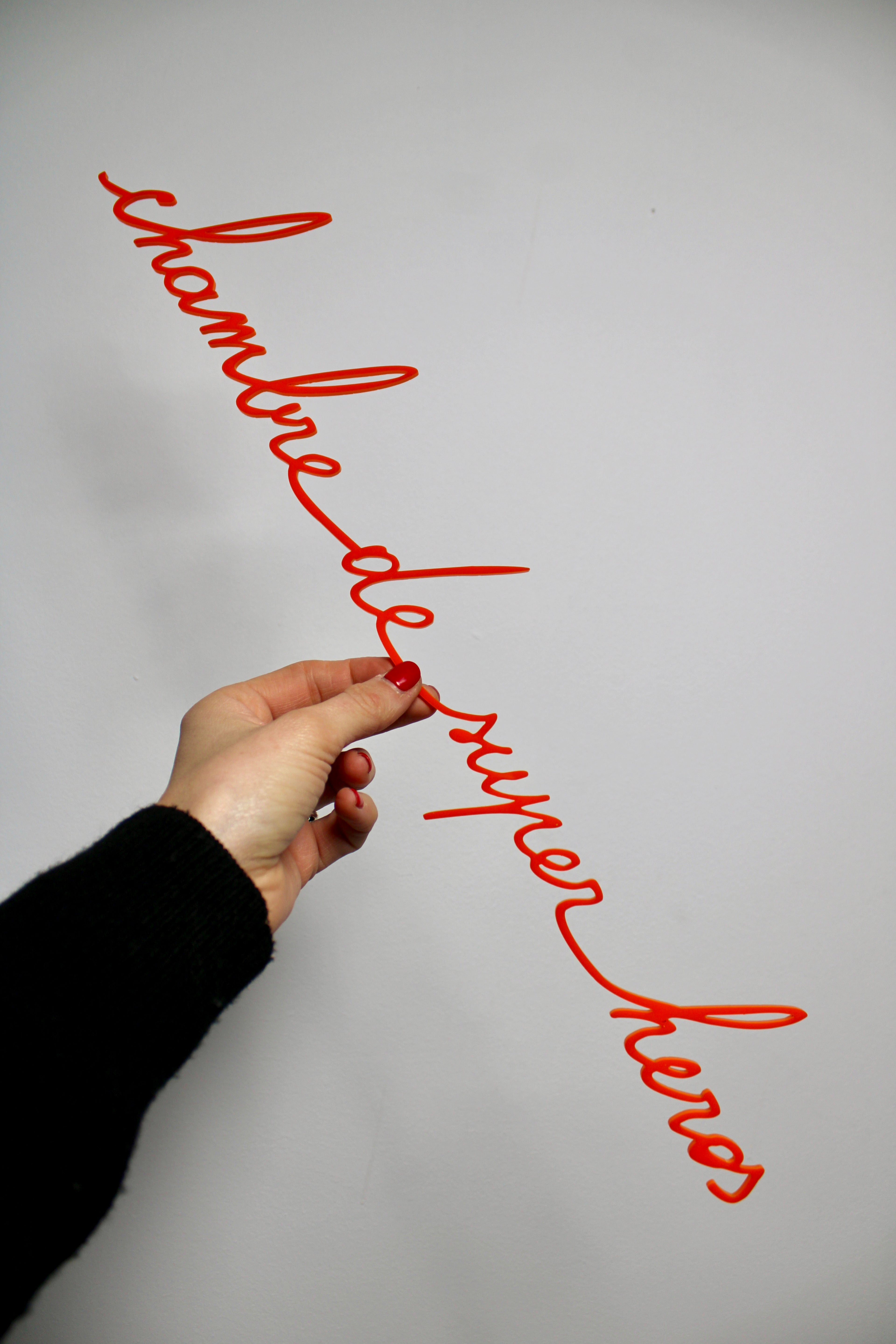 Chambre de super héros - Orange