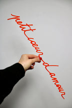 Petit coeur d'amour - Orange