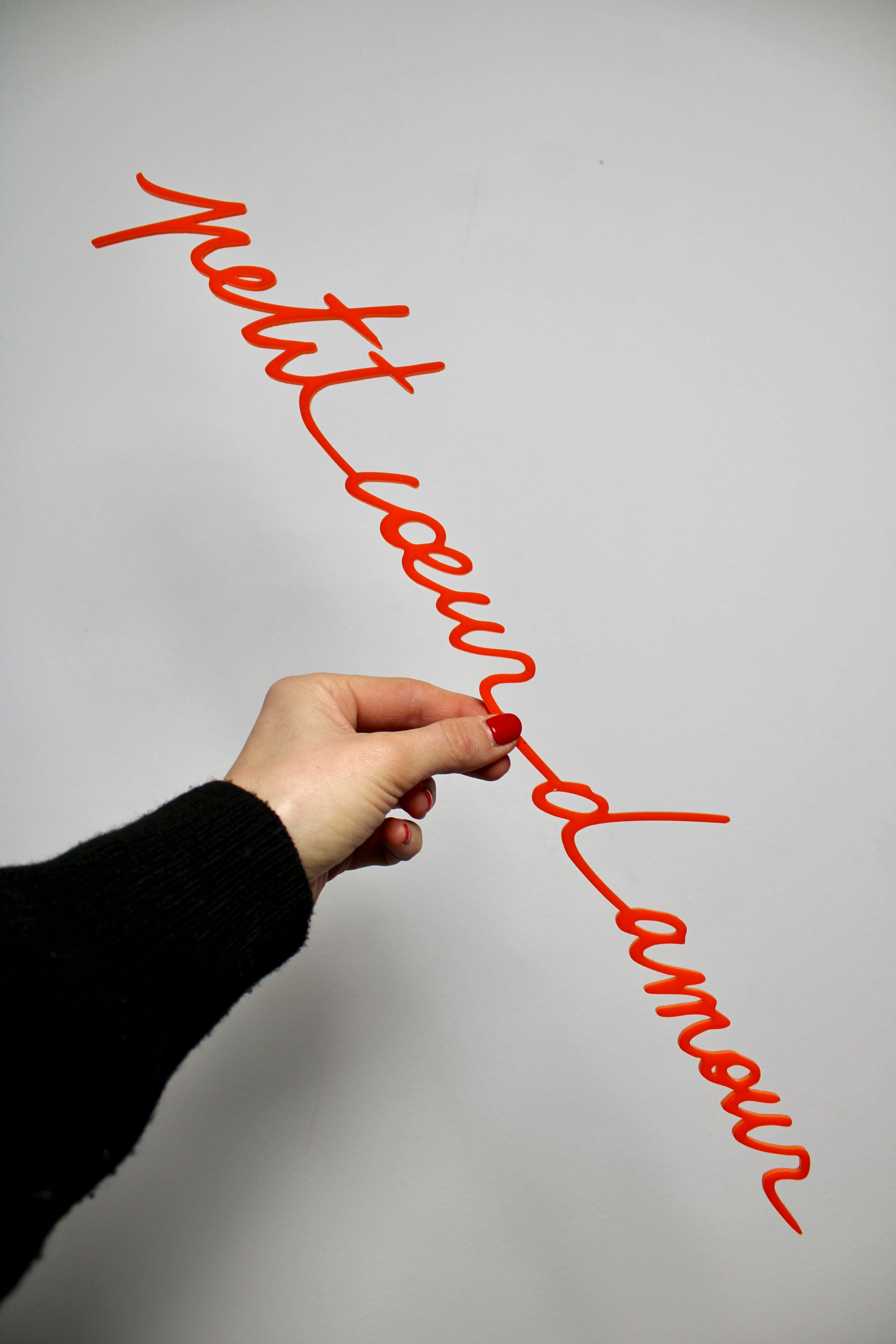 Petit coeur d'amour - Orange