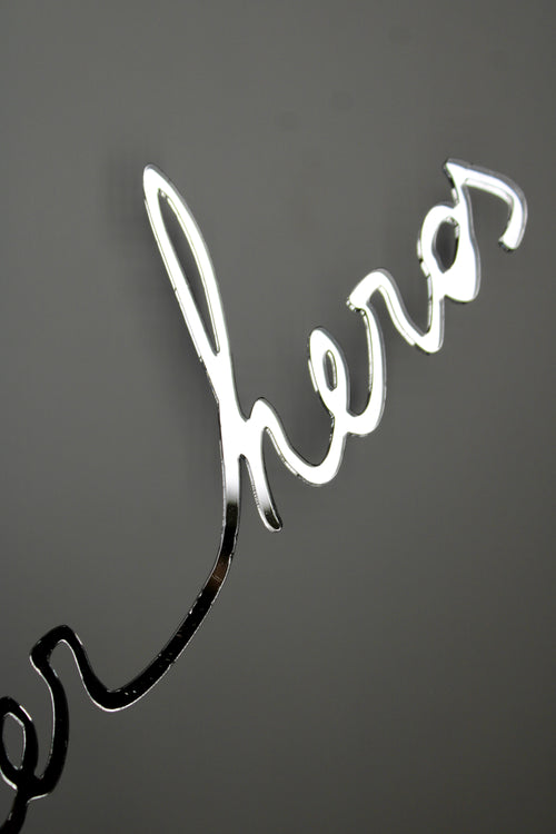 Chambre de super héros - Miroir argent