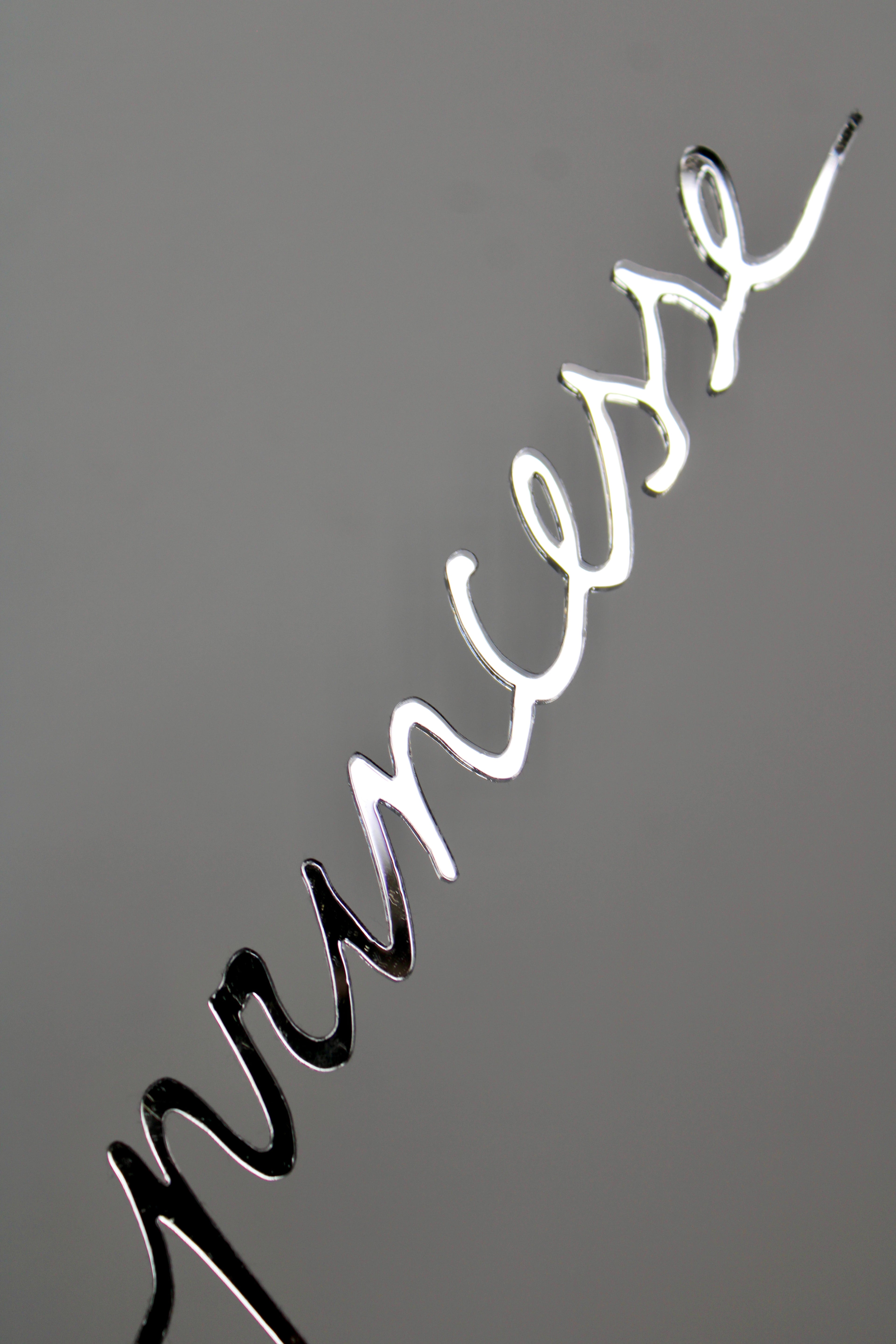 Chambre de princesse - Miroir argent