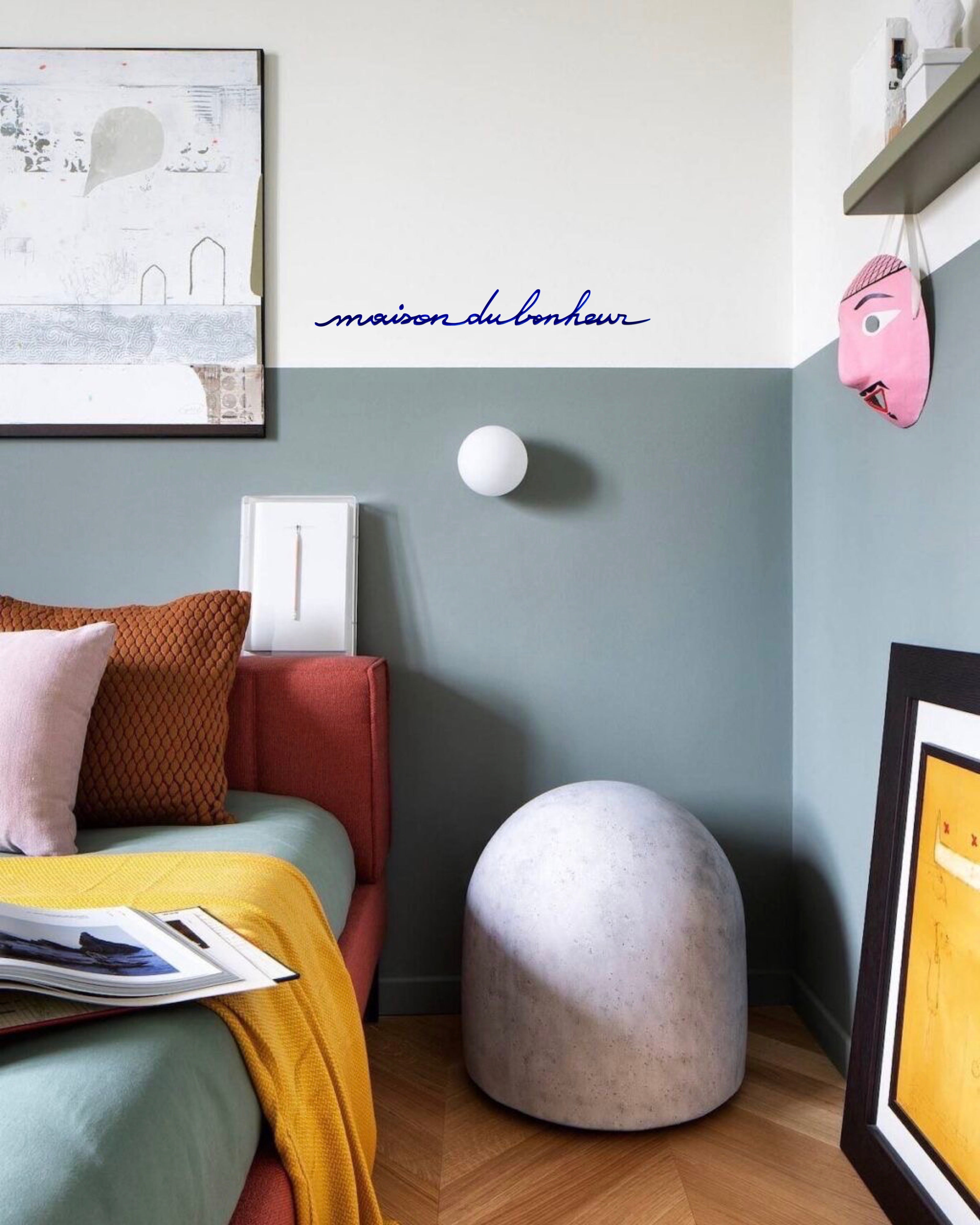 Maison du bonheur (miroir bleu)