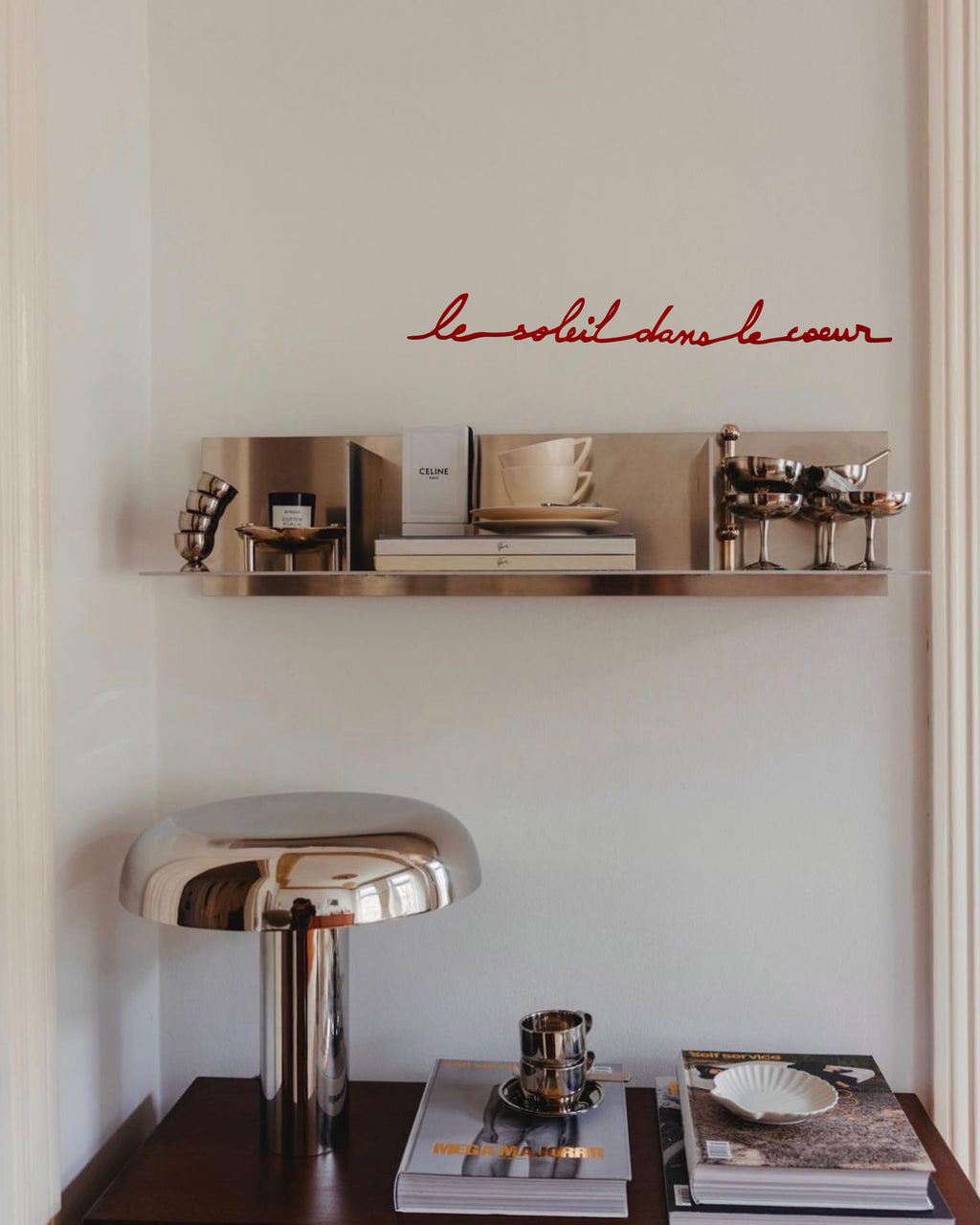 Le soleil dans le coeur (rouge)