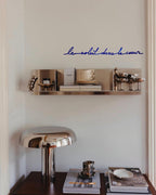 Le soleil dans le coeur (miroir bleu)