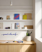 Good vibes only (miroir bleu)