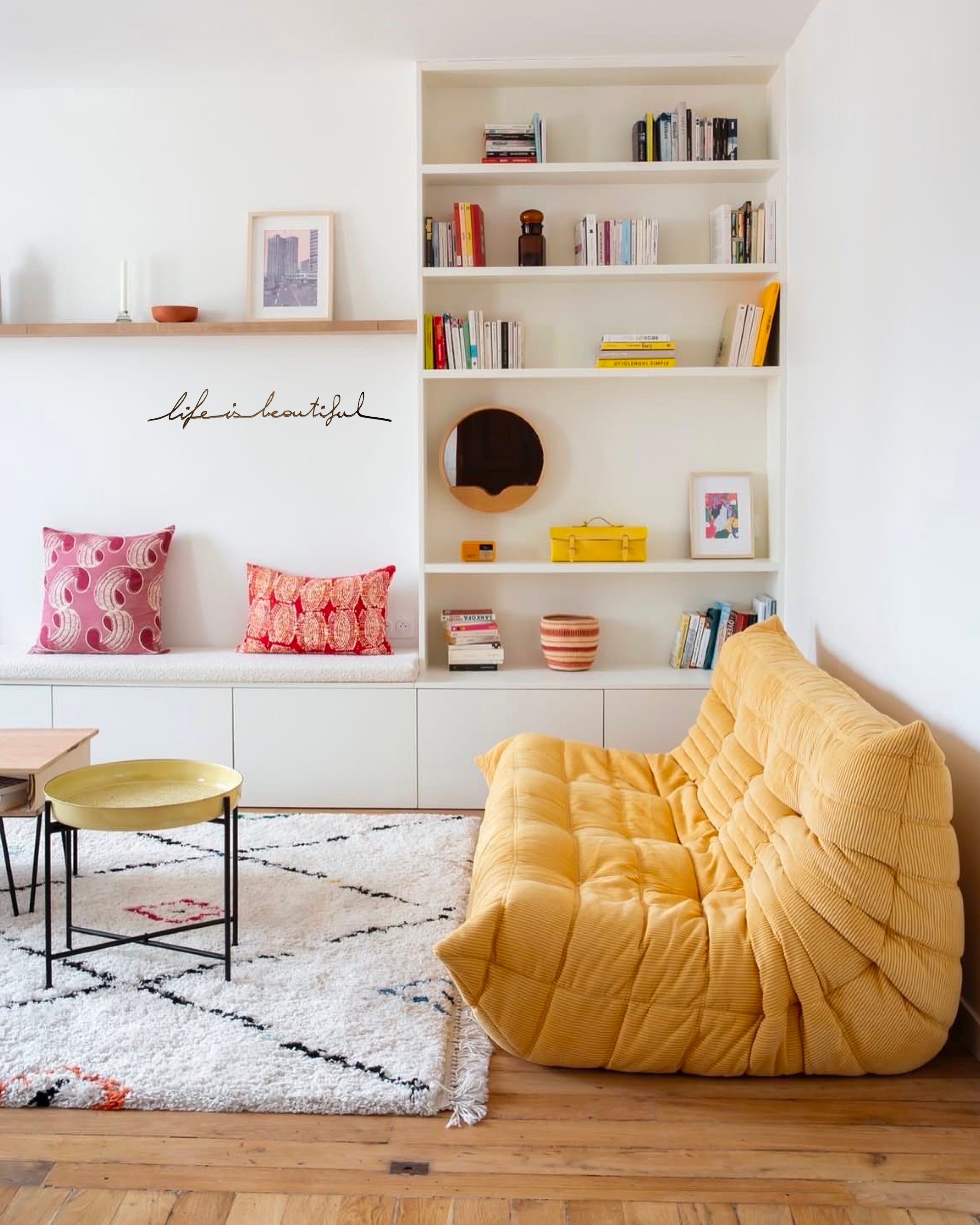 Life is beautiful (miroir or)