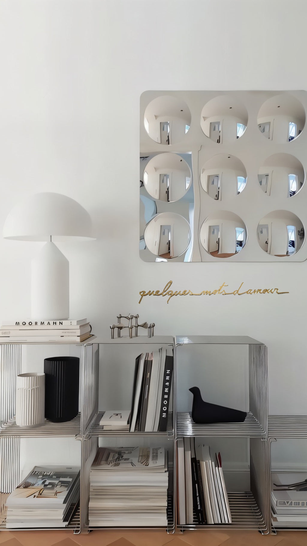 Quelques mots d'amour (miroir or)